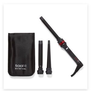 NWOT Tool Science Curling Wand Set with Attachments